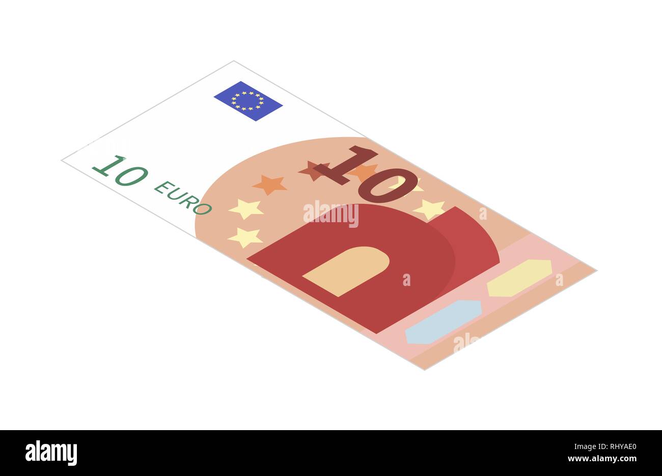 10 euro banknote Stock Vector Images - Alamy