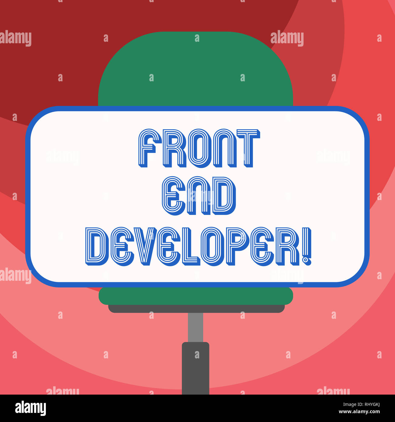 Text Sign Showing Front End Developer Conceptual Photo Computer Programmer Codes And Creates 