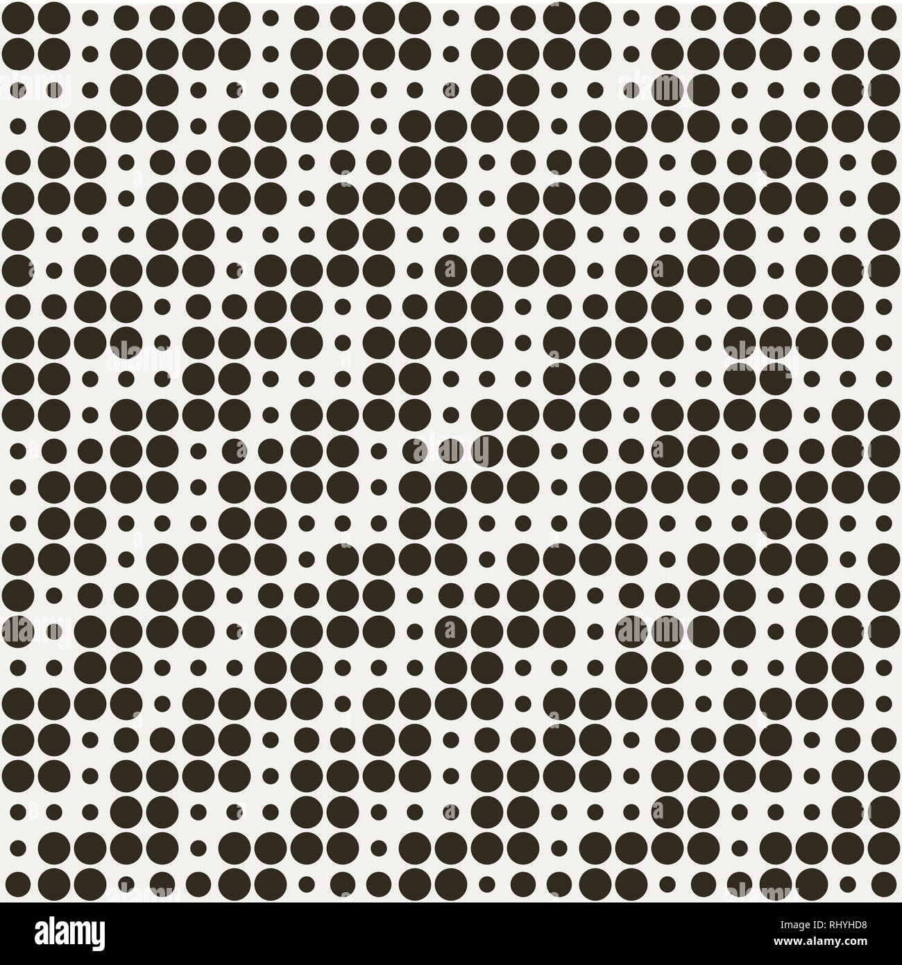 Geometric seamless optical dotted pattern Stock Photo