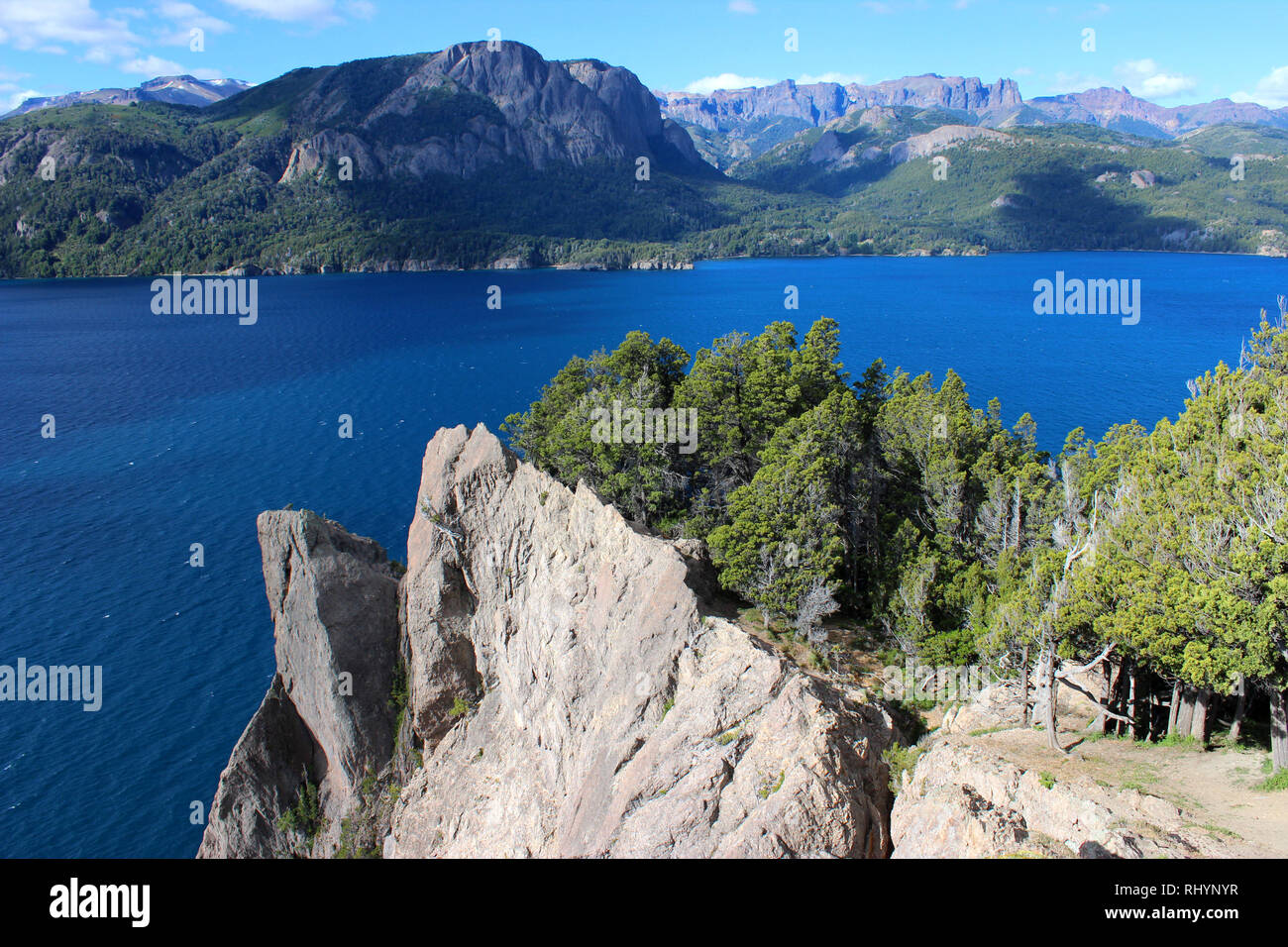 Traful Lake, Neuquen, Patagonia, Argentina Stock Photo