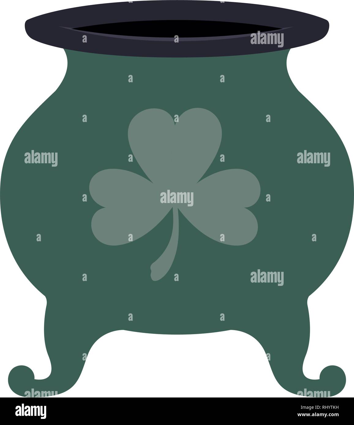 leprechaun cauldron isolated icon Stock Vector Image &amp; Art - Alamy