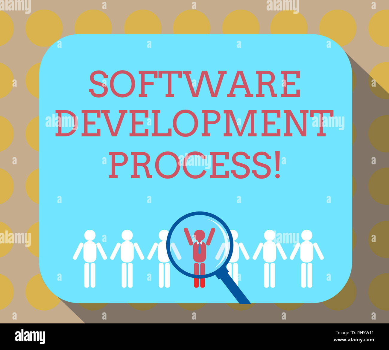 Word writing text Software Development Process. Business concept for ...