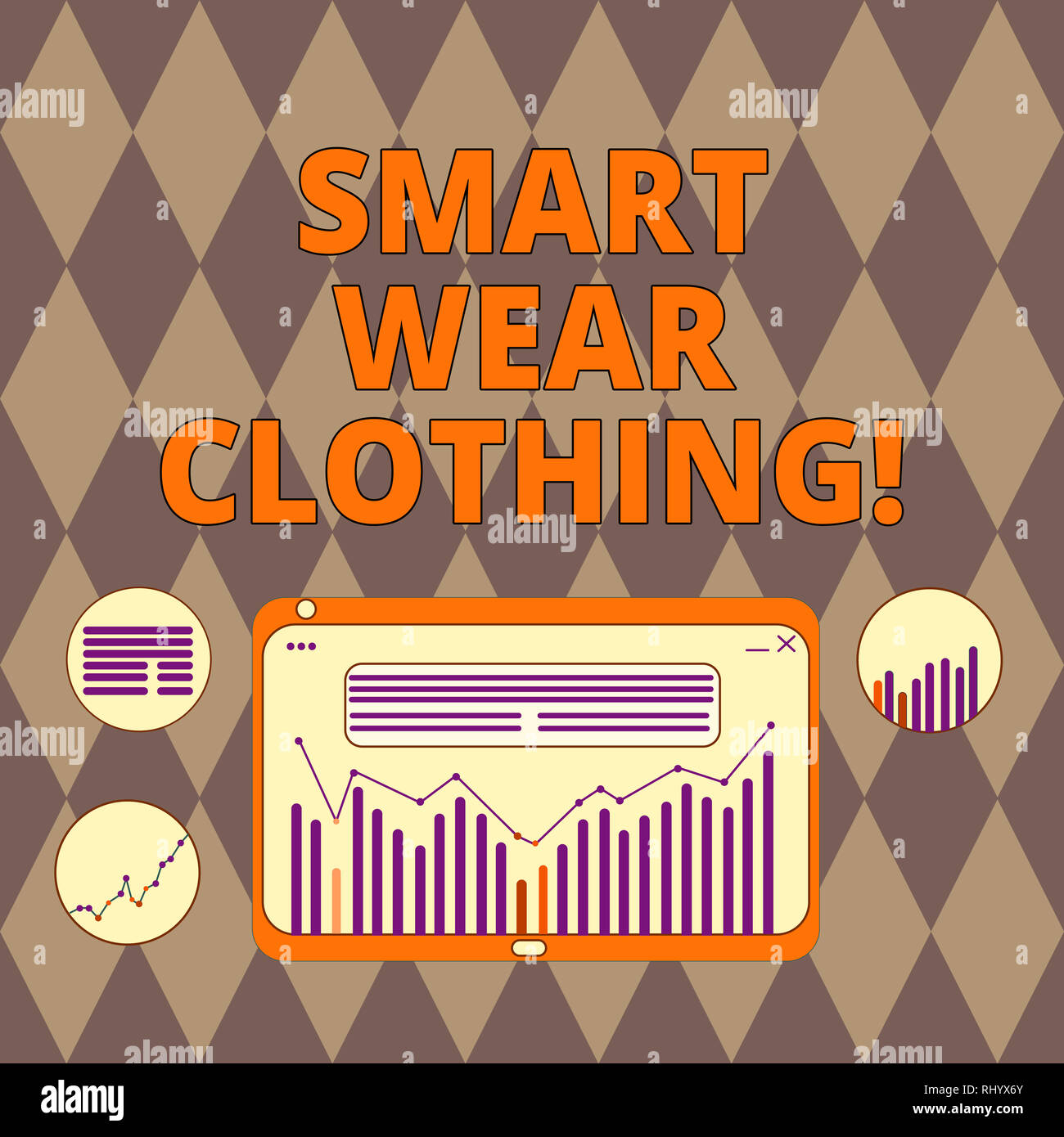 Handwriting text writing Smart Wear Clothing. Concept meaning defined