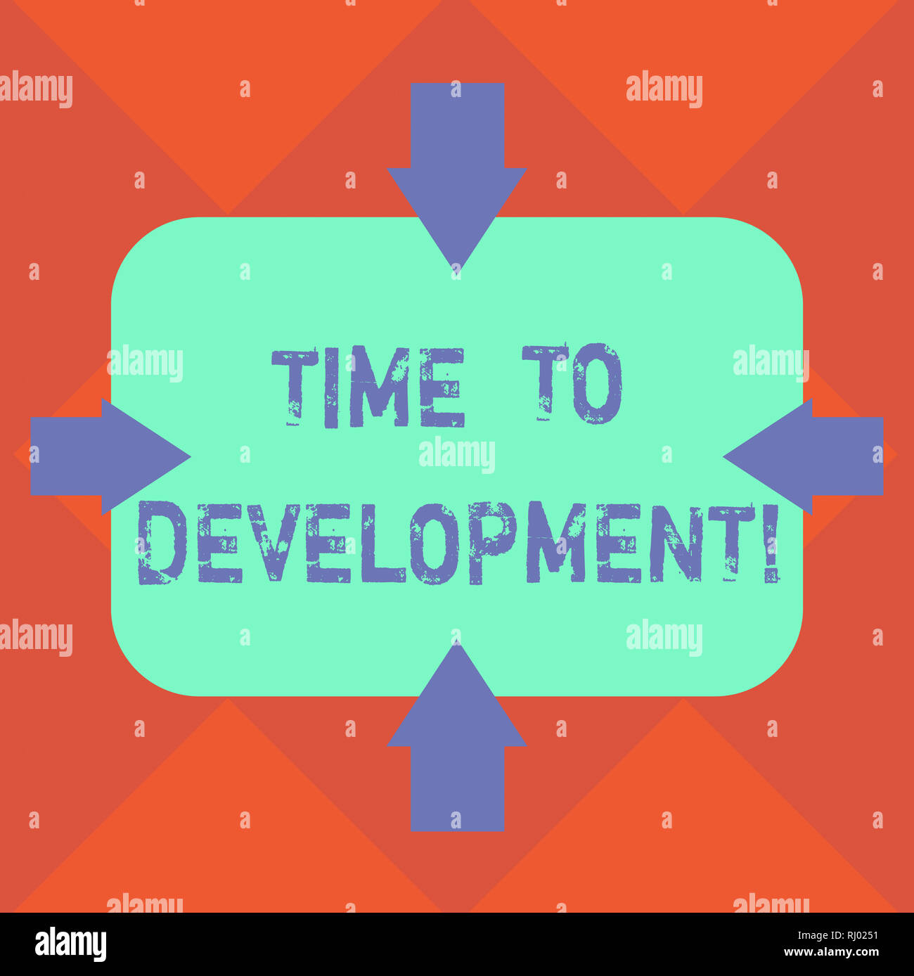 Handwriting text Time To Development. Concept meaning length of time ...