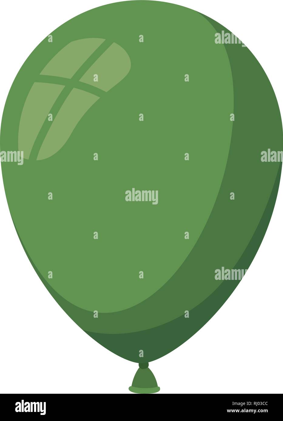 helium green balloon isolated icon Stock Vector Image & Art - Alamy