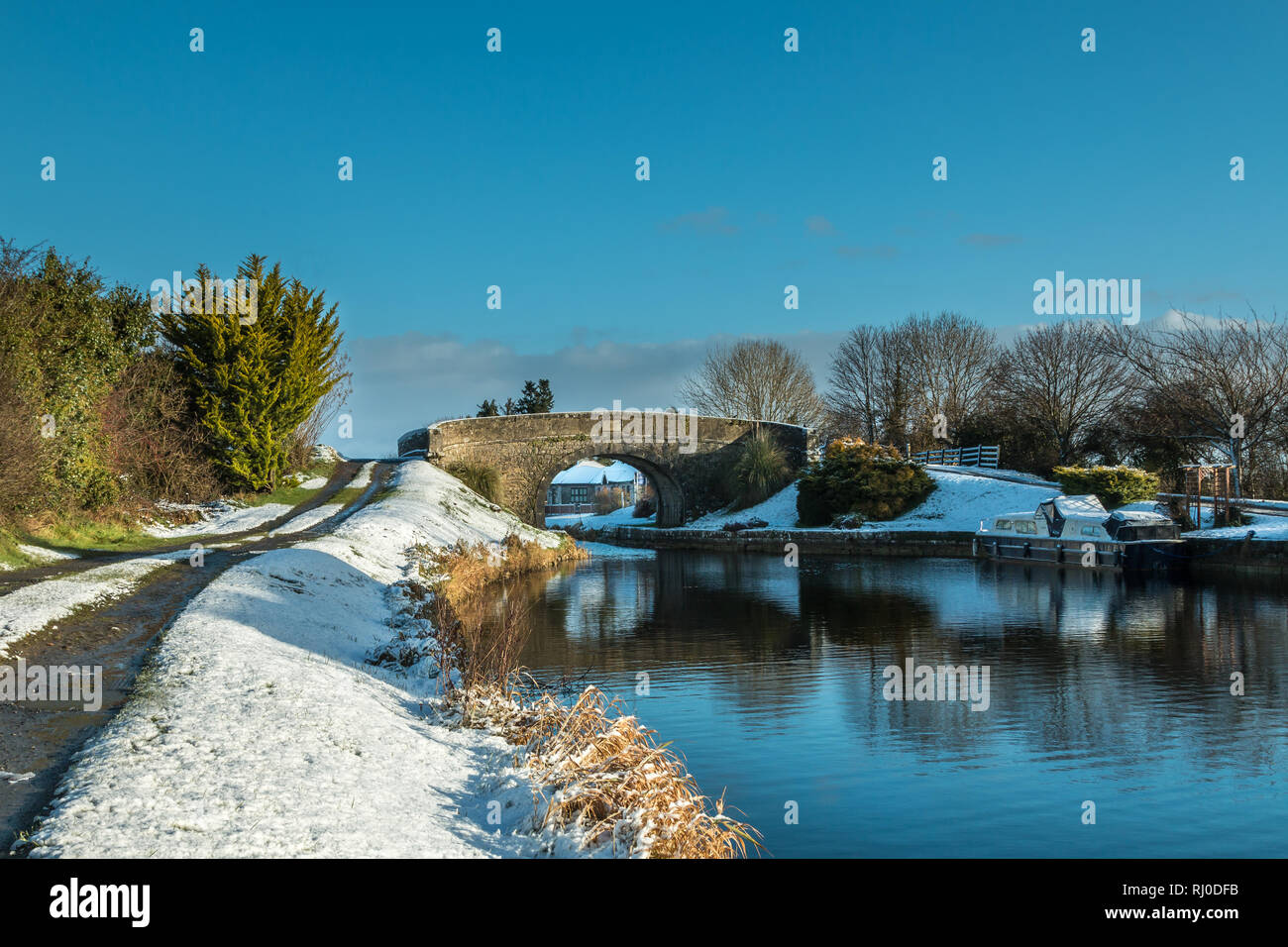 Royal Canal Ballymahon Ireland Stock Photo