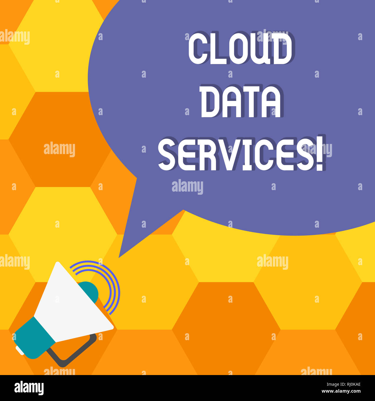 Handwriting Text Cloud Data Services Concept Meaning Enables Data Access On Deanalysisd Users Regardless Location Megaphone With Sound Volume Icon An Stock Photo Alamy