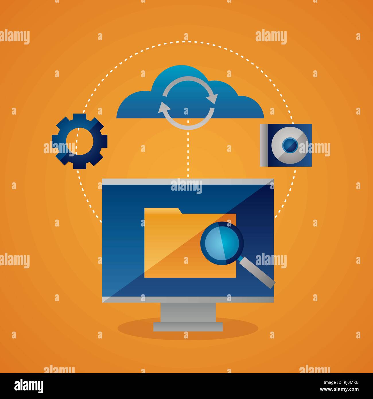 cloud computing concept Stock Vector Image & Art - Alamy
