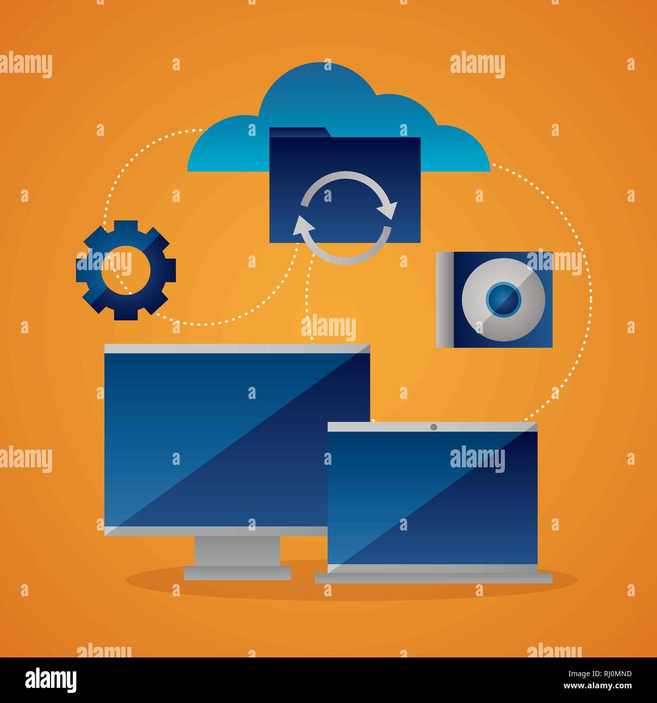 cloud computing concept Stock Vector Image & Art - Alamy