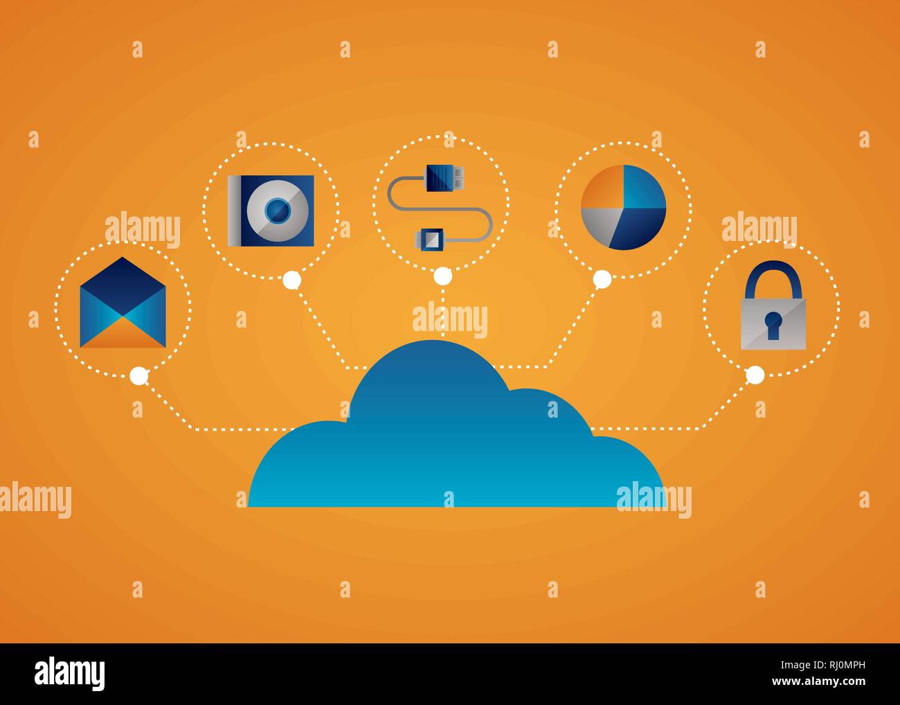 cloud computing concept Stock Vector Image & Art - Alamy