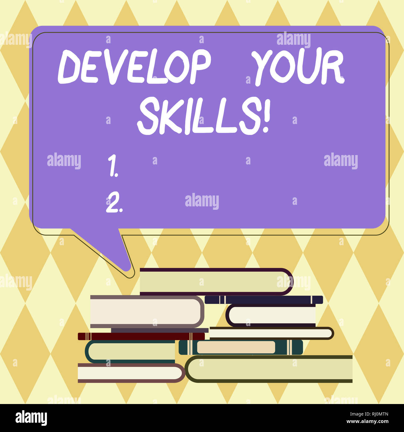 Text sign showing develop your skills conceptual photo improve ability