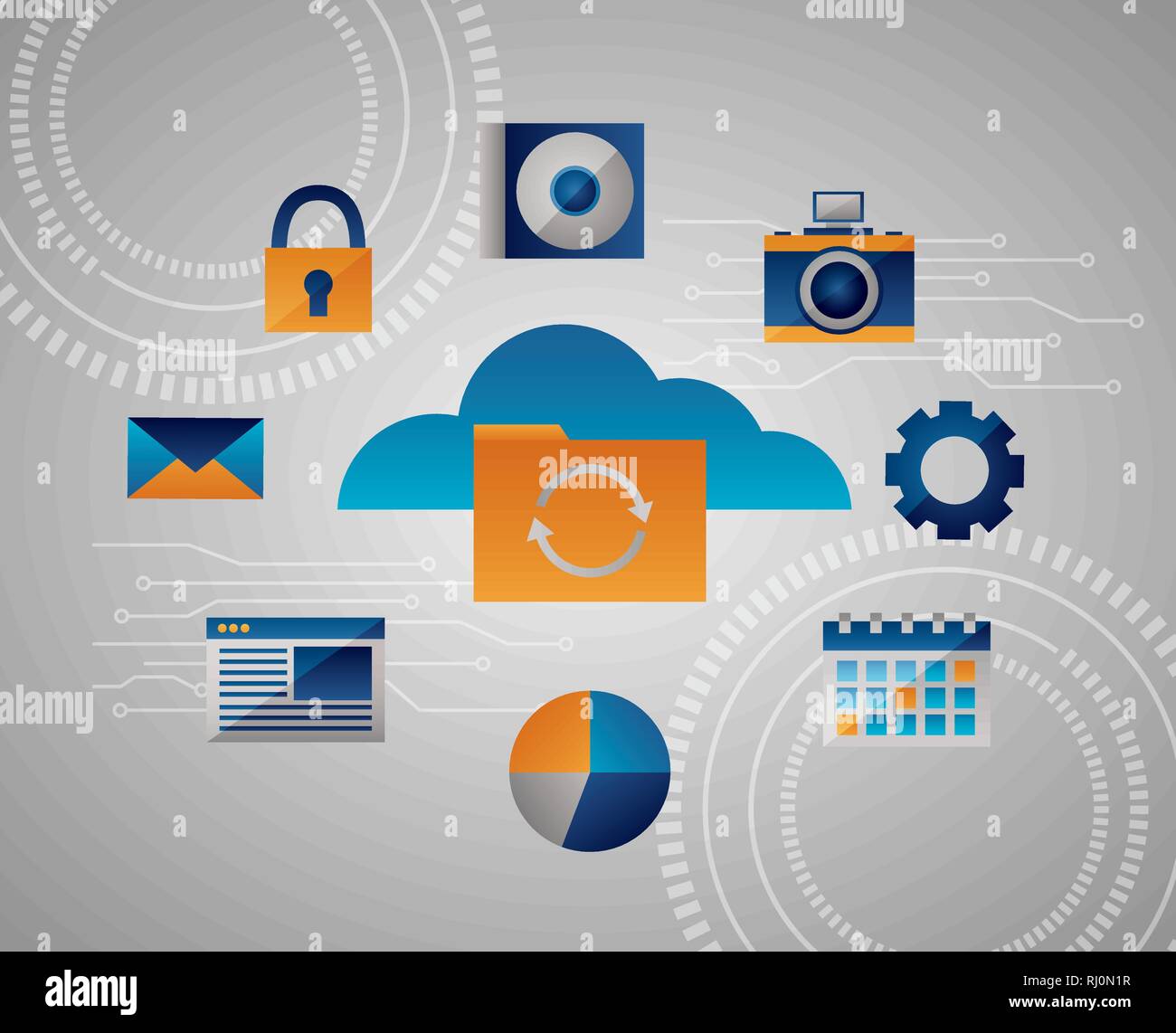 cloud computing concept Stock Vector Image & Art - Alamy