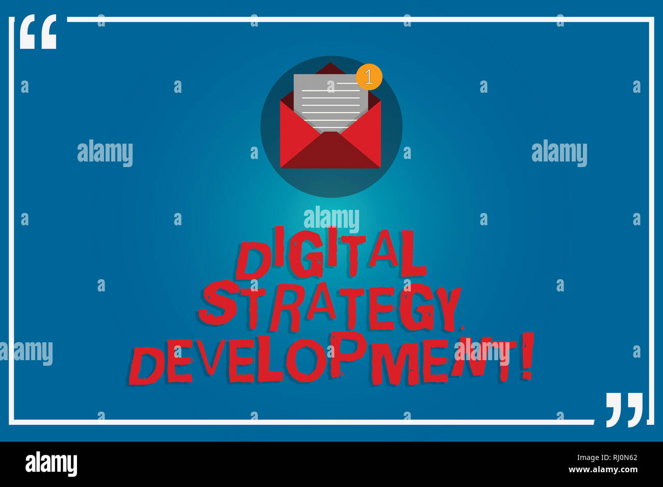 Handwriting text writing Digital Strategy Development. Concept meaning ...