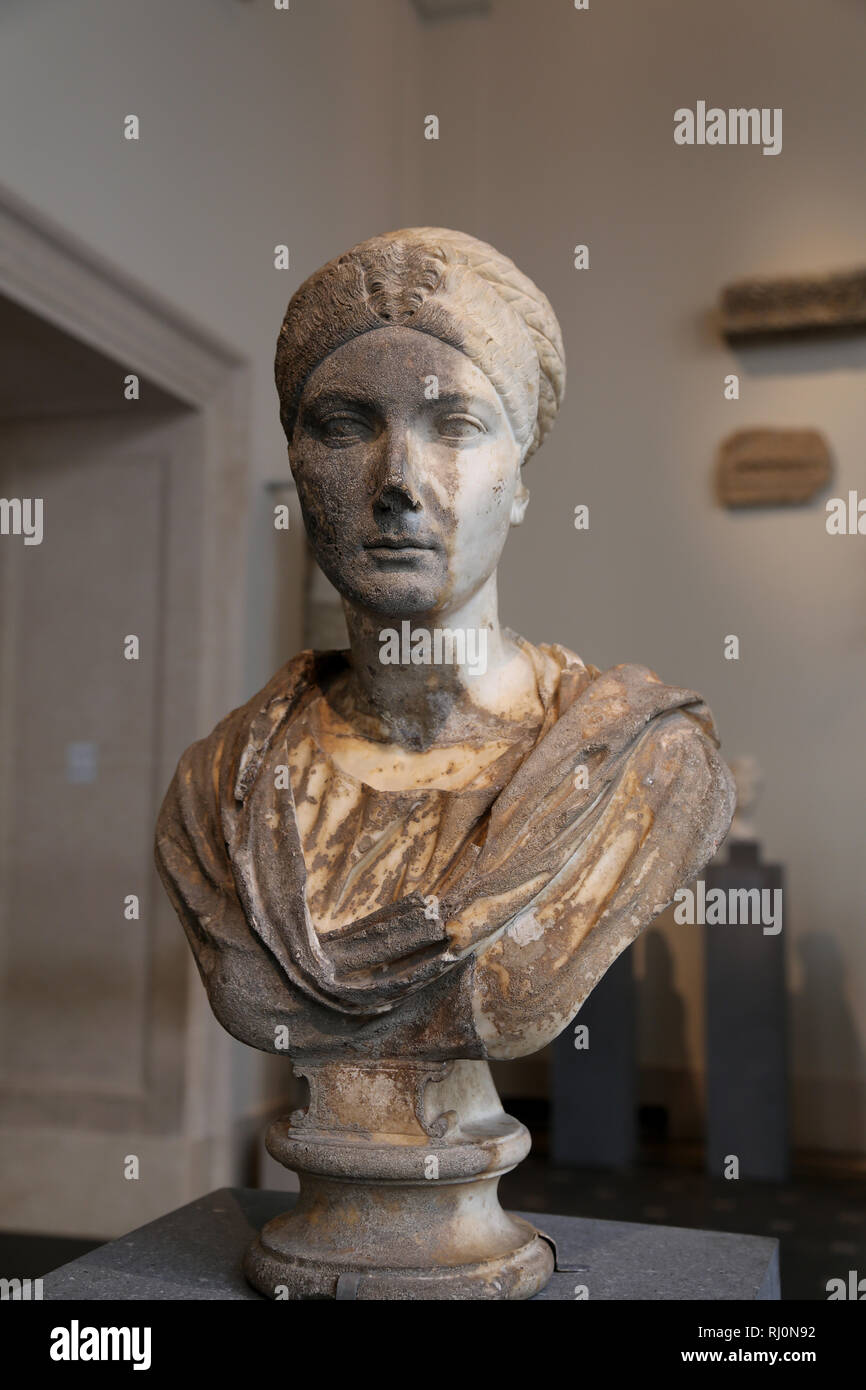 Vibia Sabina (83-136/137). Roman Empress, Wife Of Emperor Hadrian. 122 ...