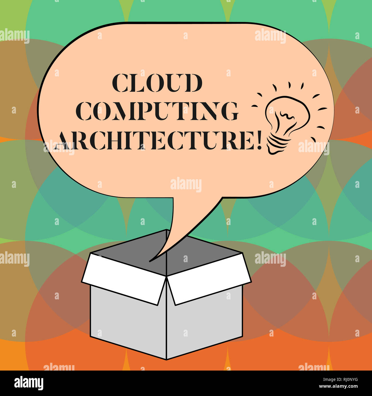 Word writing text Cloud Computing Architecture. Business concept for ...