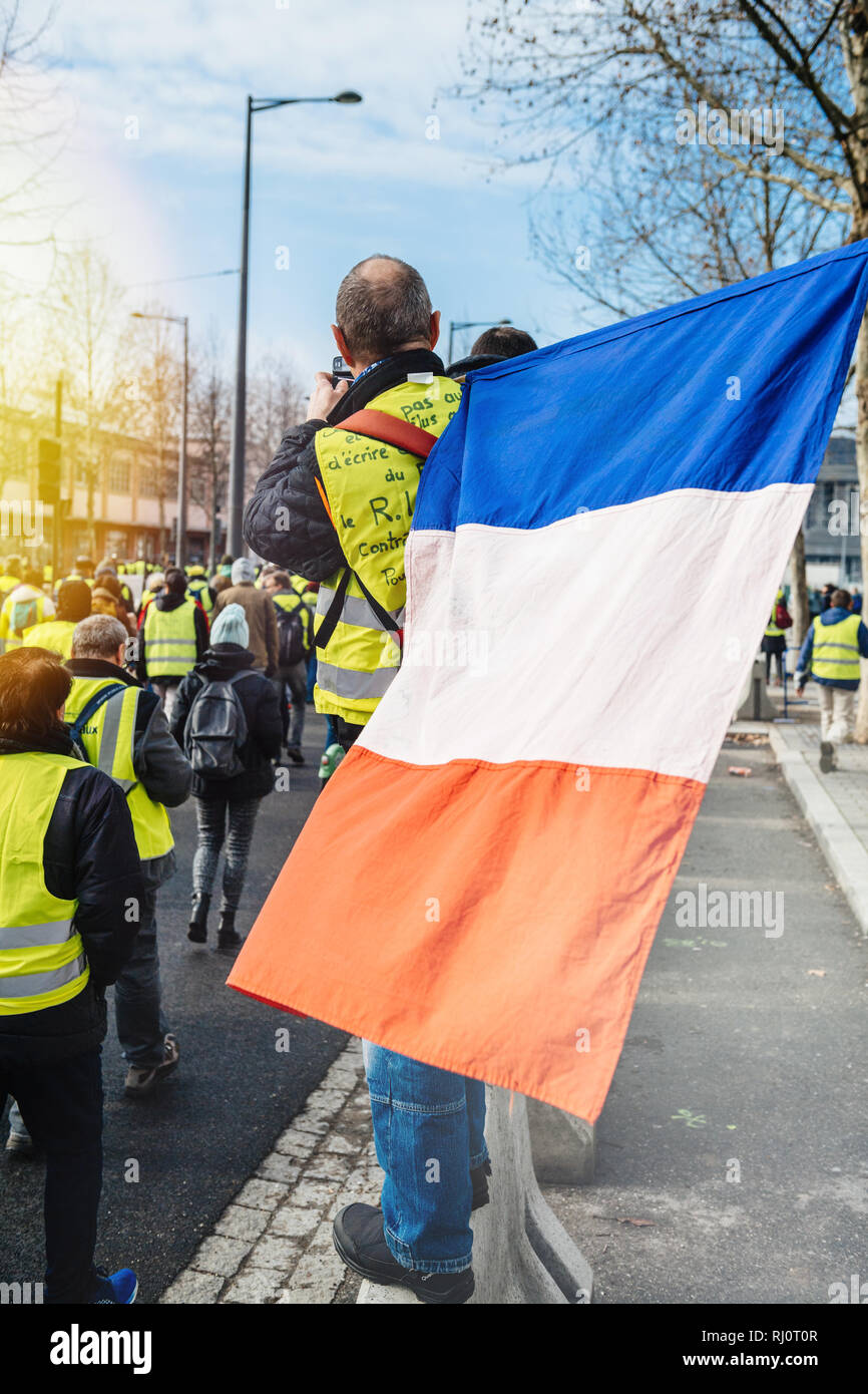 Gilets Jaunes Protest Stock Photos Gilets Jaunes Protest