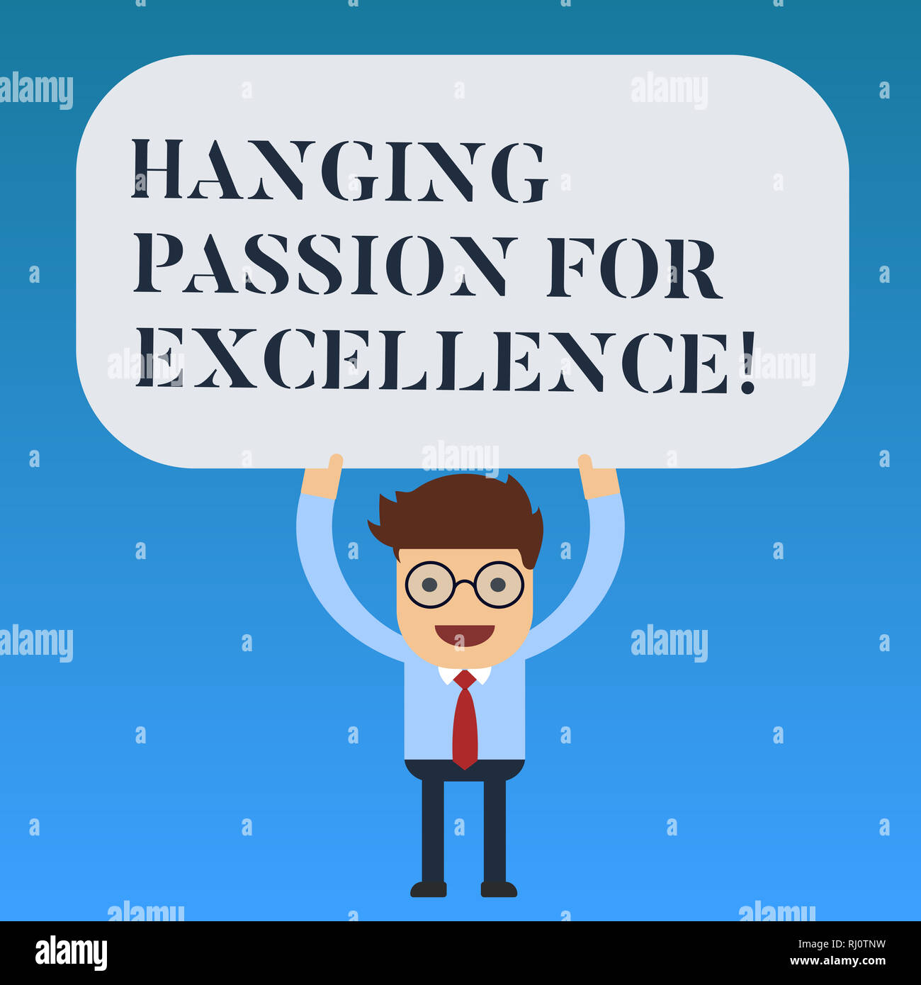 Writing Note Showing High Quality Passion For Excellence Business Photo Showcasing Excellent Job Great Successful Business Man Standing Holding Above Stock Photo Alamy