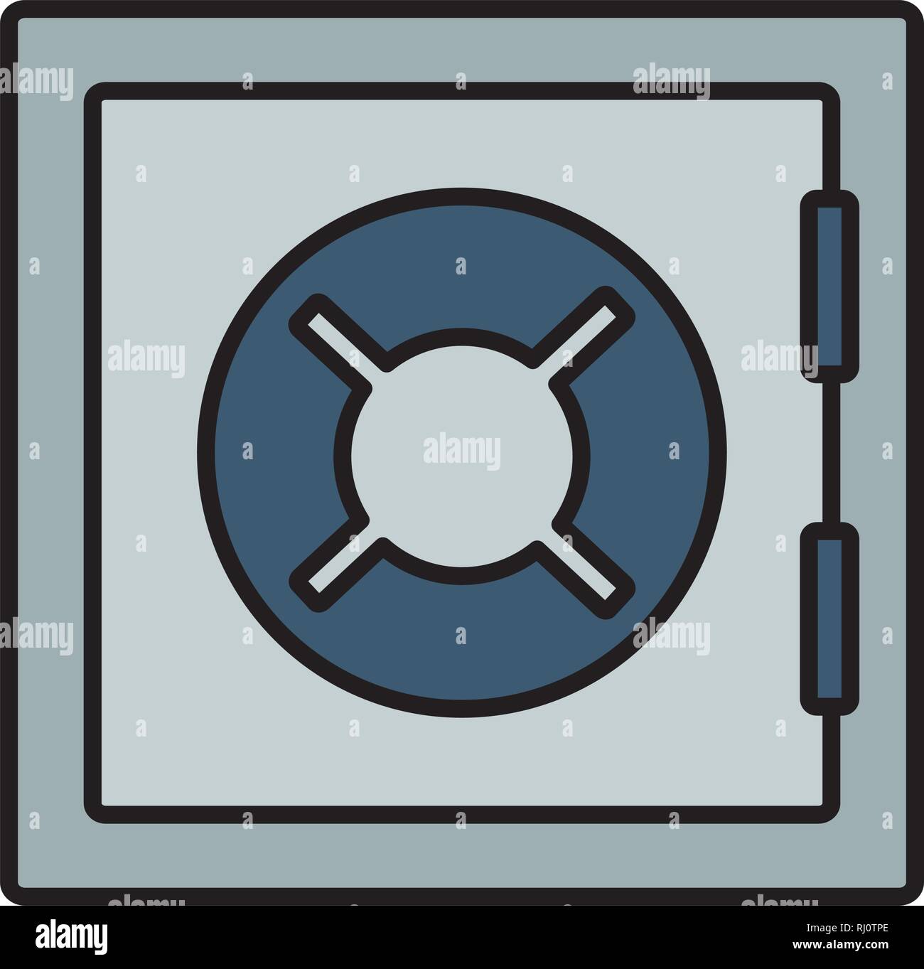 safe box money Stock Vector Image & Art - Alamy