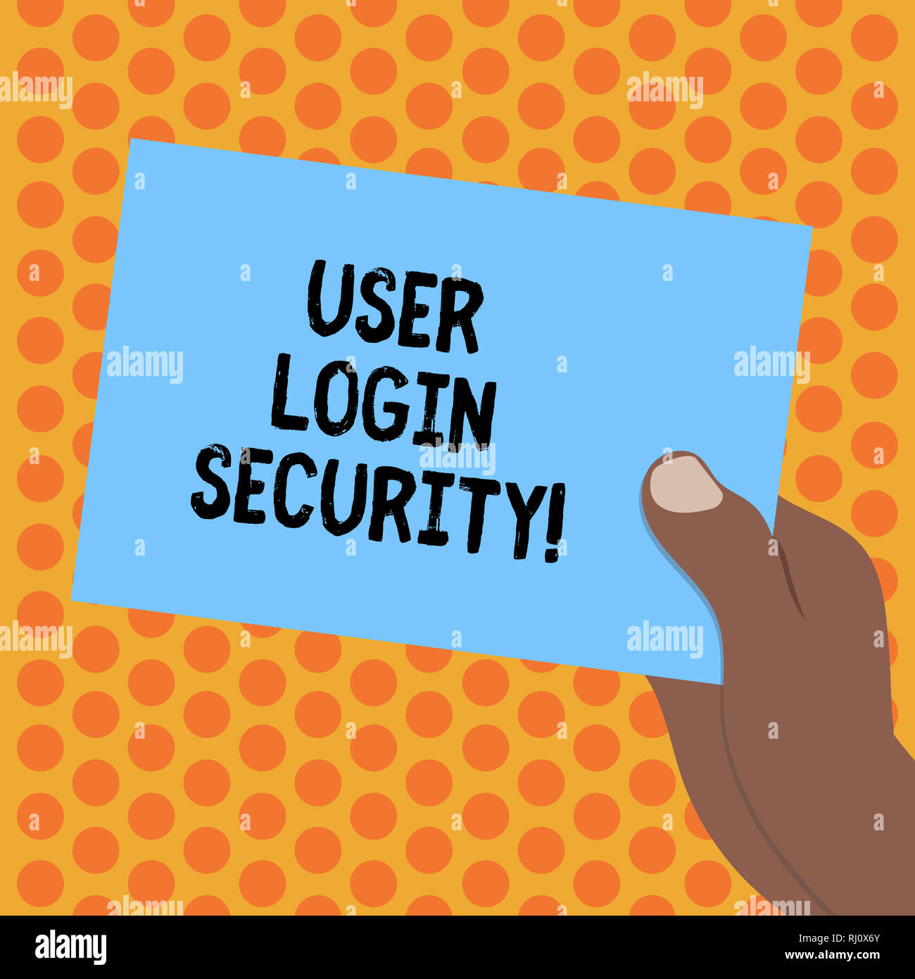 Writing note showing User Login Security. Business photo showcasing set ...