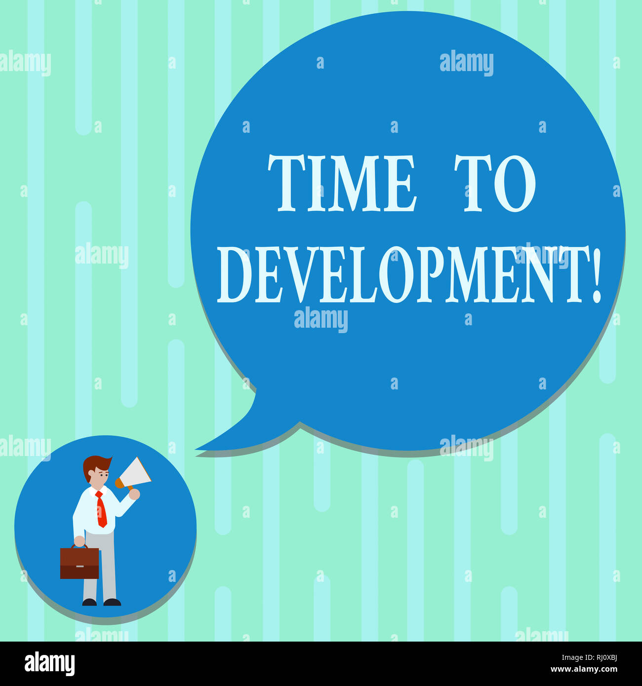 Word writing text Time To Development. Business concept for length of ...