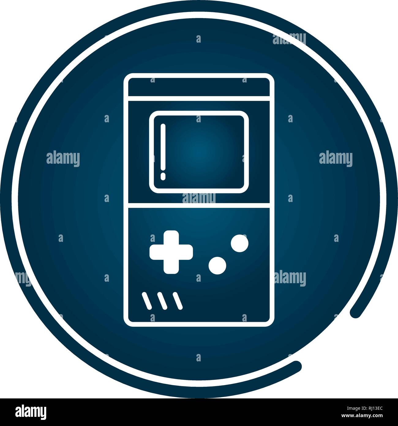 portable console video game Stock Vector Image & Art - Alamy