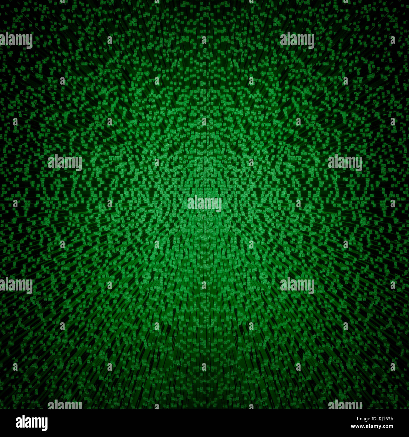 Abstract background made of three-dimensional square points Stock Photo