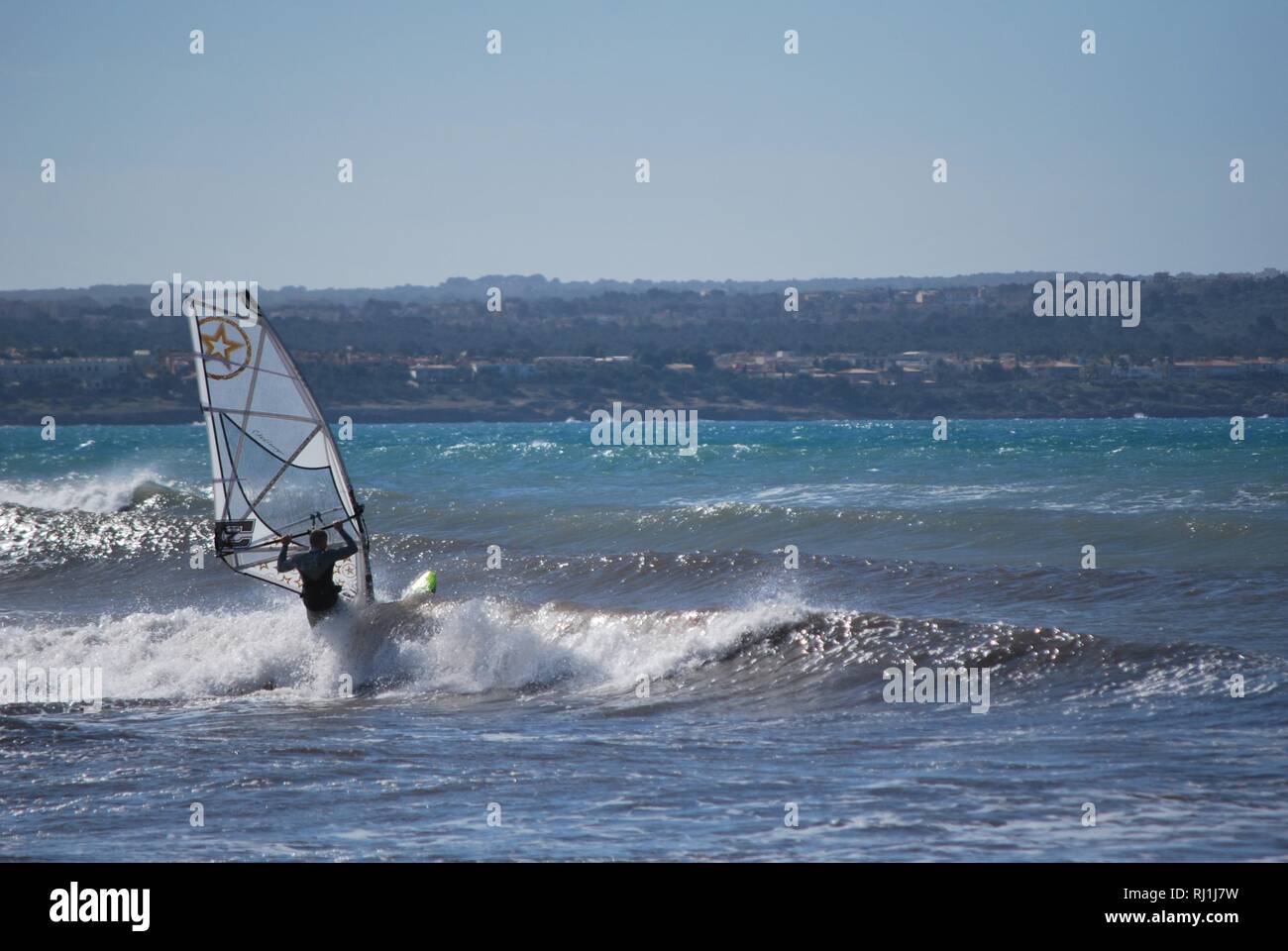 Windsurfing mallorca hi-res stock photography and images - Alamy