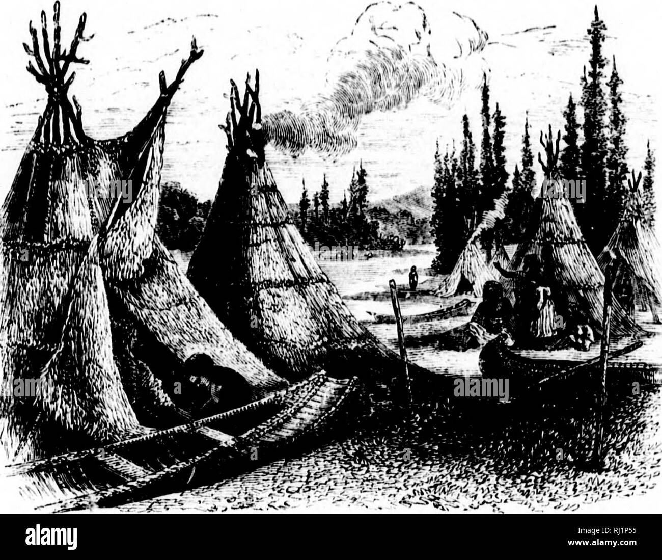 . The polar world [microform] : a popular description of man and nature in the Arctic and Antarctic regions of the globe . Arctic races; Zoology; Races arctiques; Zoologie. ! 11; I il i i t I f i i â ' I li I I. ^m:-'/'}'^''.y'J'- tilKI-: WKiWAMS IN &gt;llMEn. CHAPTER XXVIII. THE f'RER INDIANS, Oil EYTHINYUWUK. Till! Various Tribes of the Crucs-'i'licii- Coii(]iU'stH and siilist'qtU'iit DifoatâTiirii Will's with till' I51:K'kft('tâTlicirCliaraotorâTatto()iiig- 'I'licir Dri'ssâI'diidn. â -- for tiiuir CliiklrenâThe Crcc Craiilu âVapijur Ualiisâ GaiiiusâTheir JiLligiuib IiloasâTlio Croo Tarta Stock Photo