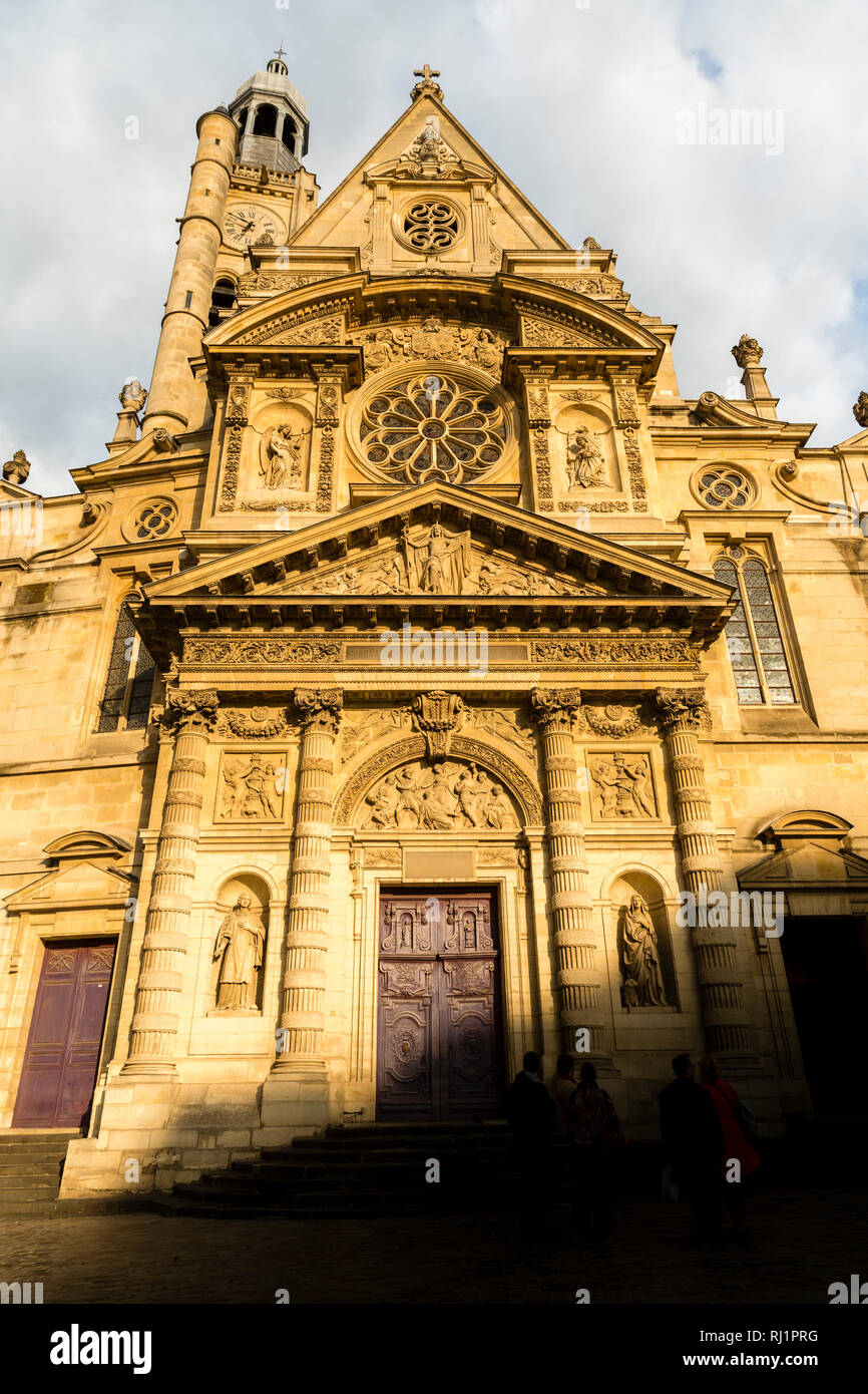 Basilica of St. Severin in Paris, France Stock Photo Alamy