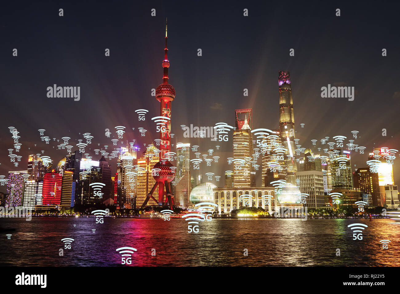 Wifi connection signal block hi-res stock photography and images - Alamy