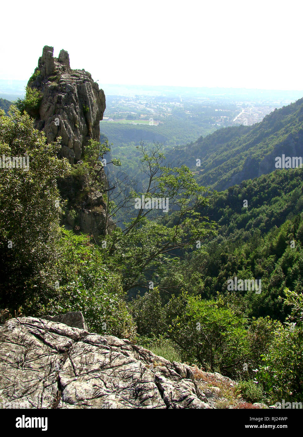 Enipeas Canyon in Olympus national park (northeastern Greece) Stock Photo