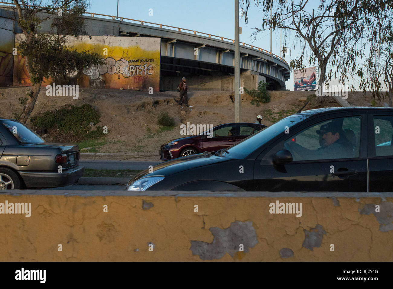 Tijuana, Mexico street scene Stock Photo Alamy