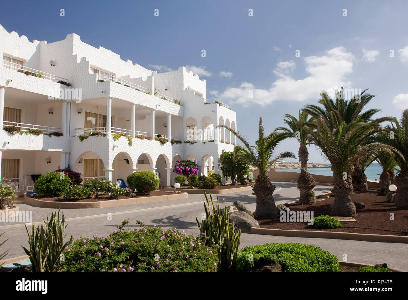 Hotel Barlovento conditioning Club Hotel, Playa Sotavento, Costa Calma,  Fuerteventura, Canary Islands, Spain, Europe Stock Photo - Alamy