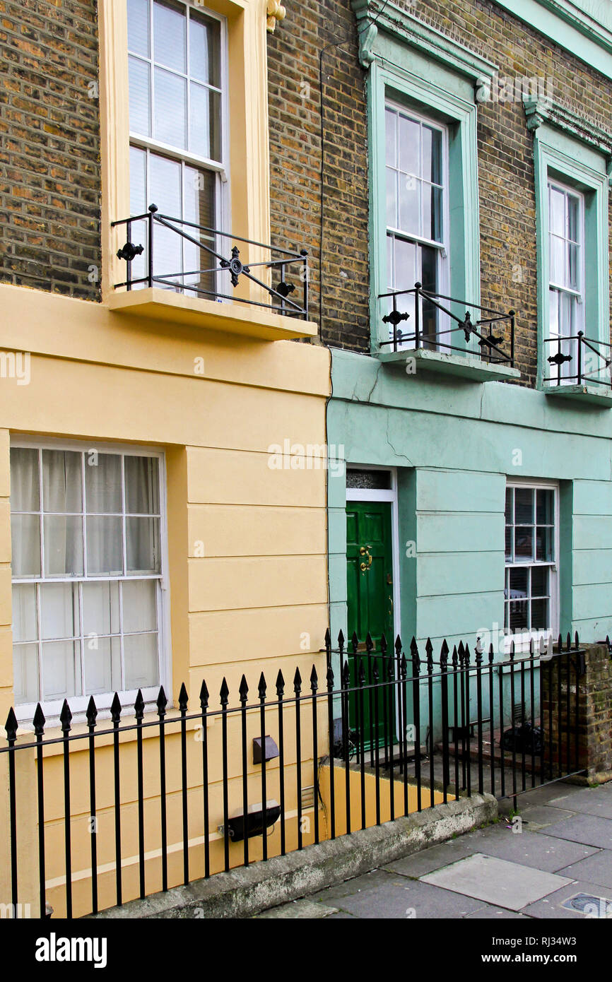 Traditional houses at Camden Town in London Stock Photo Alamy