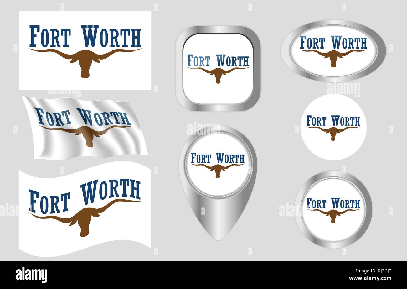 Flag of Fort Worth, Texas Stock Vector Image & Art Alamy