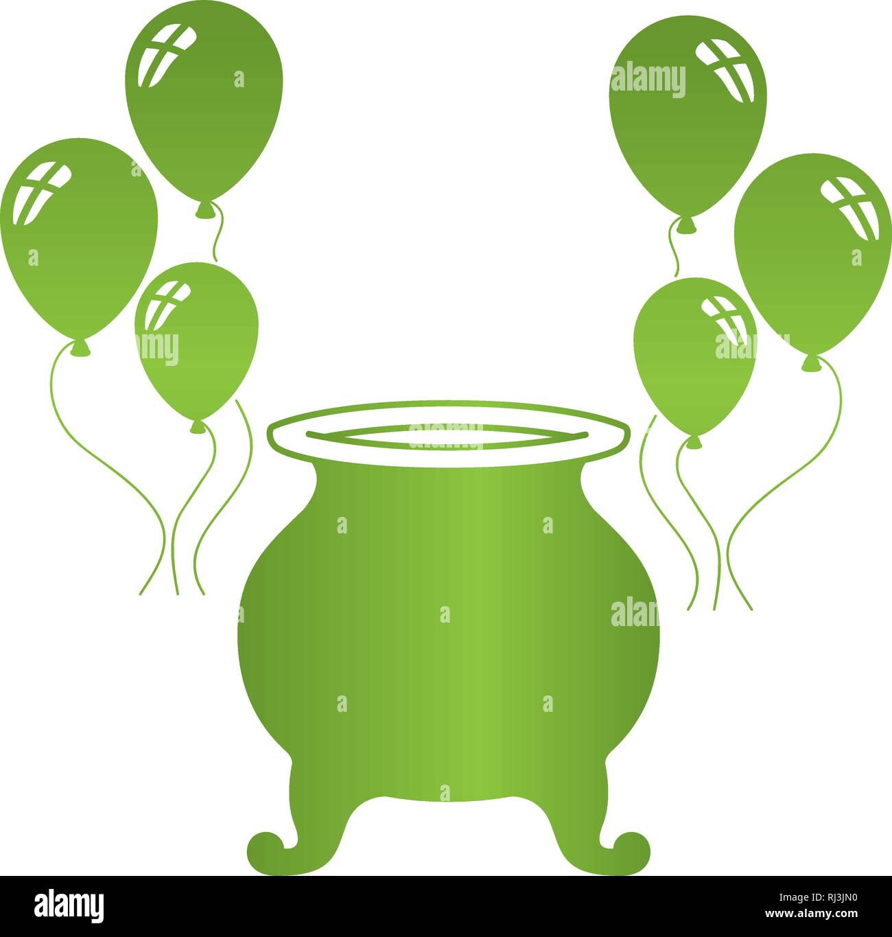 leprechaun cauldron isolated icon Stock Vector Image &amp; Art - Alamy