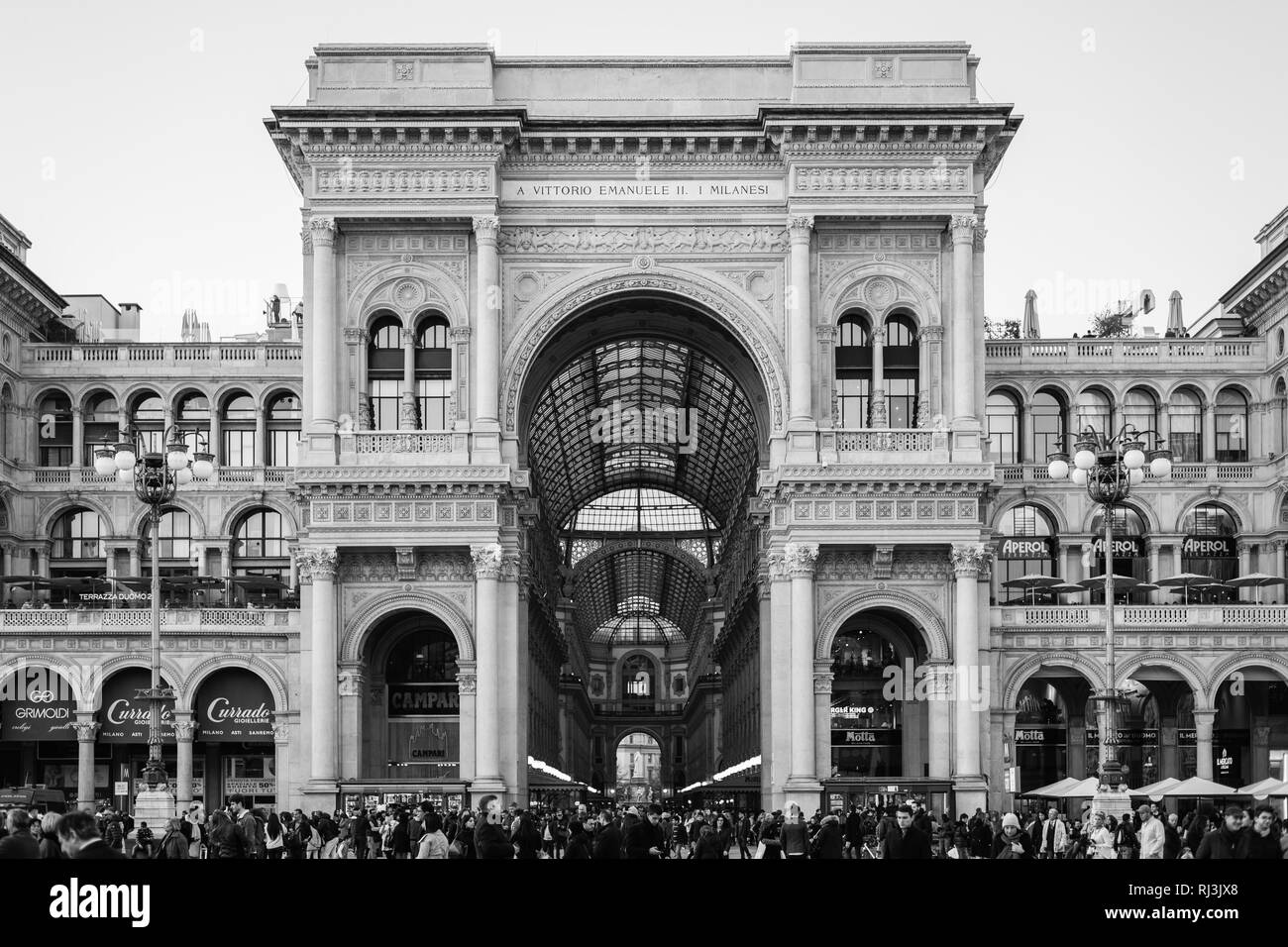 Galleria vittorio emanuele ii hi-res stock photography and images - Alamy