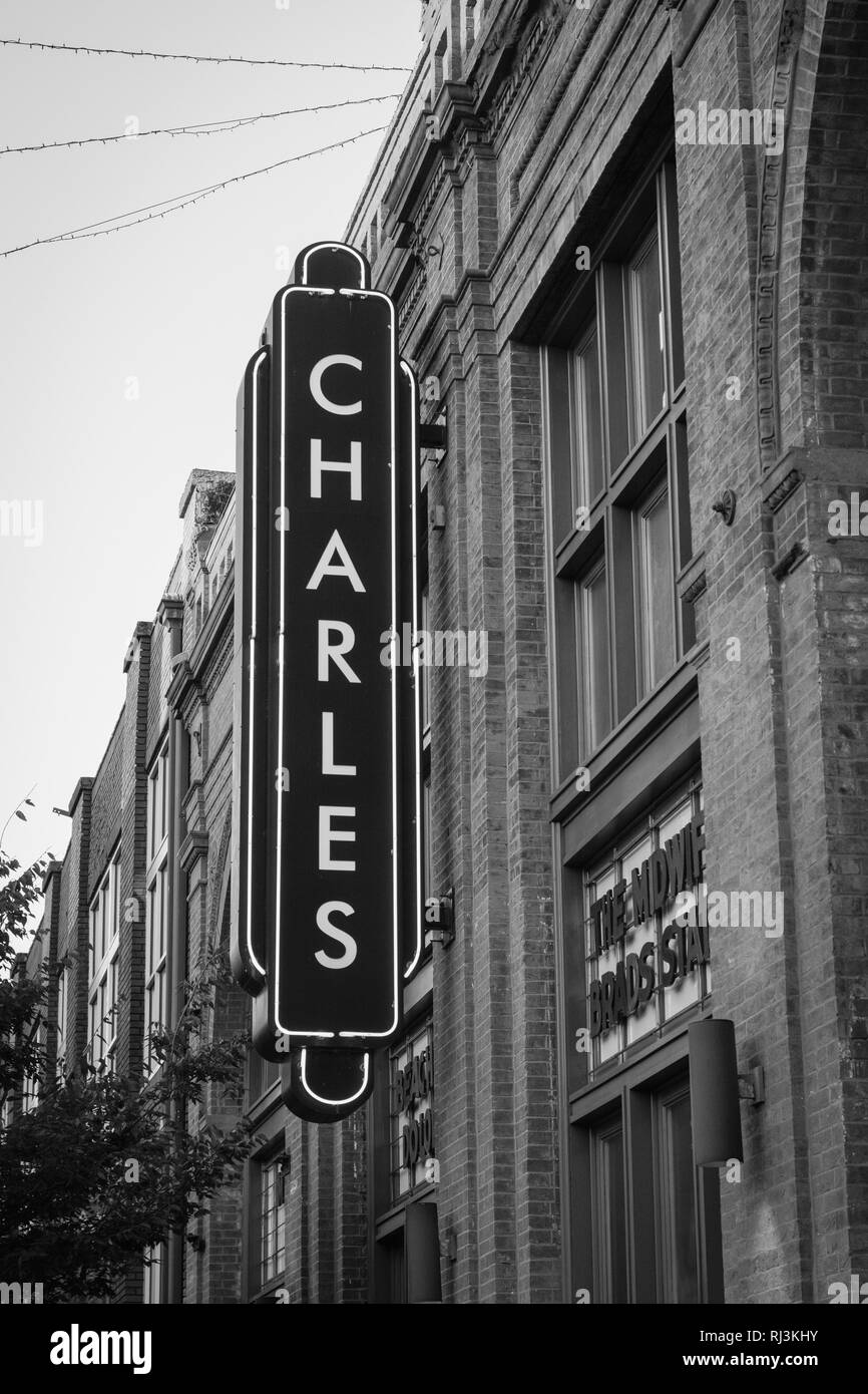 The Charles Theater in Station North, Baltimore, Maryland Stock Photo Alamy