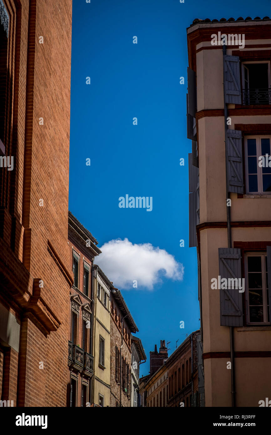 Architecture in the downtown of Toulouse France Europe Stock Photo