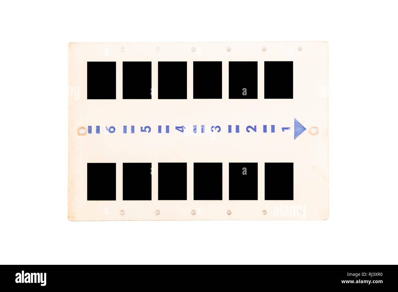 Vintage photo slides panel isolated Stock Photo Alamy