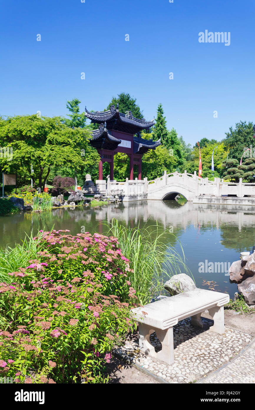 Chinesischer Garten, Luisenpark, Mannheim, BadenWürttemberg