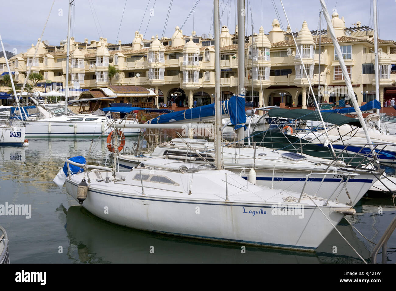 Spanien, Torremolinos, Jachthafen, Puerto Marina, Stock Photo