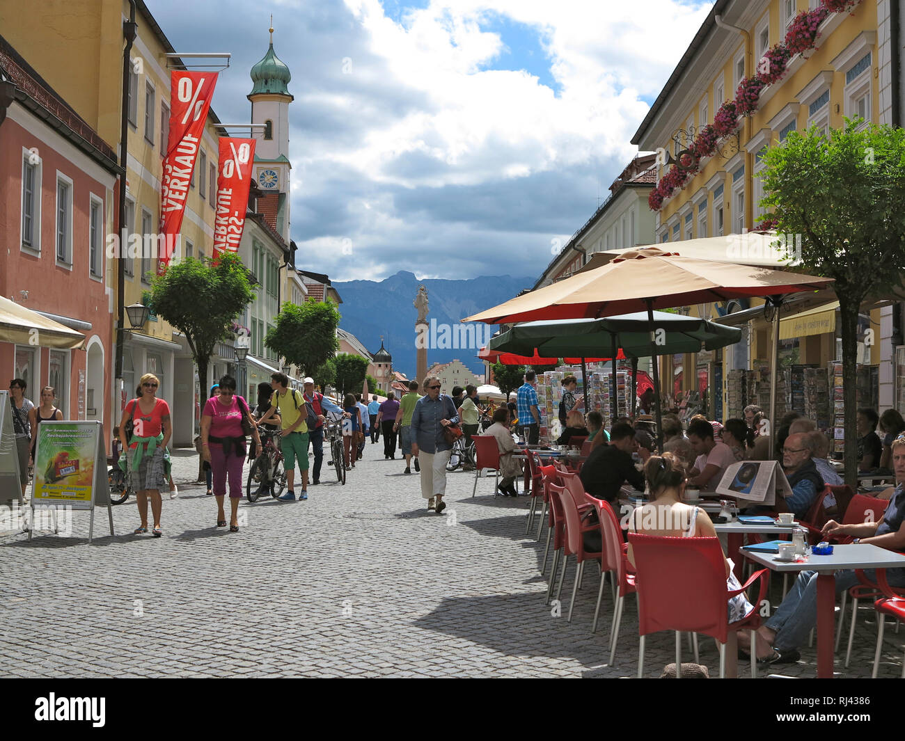 Deutschland, Oberbayern, Murnau, Stock Photo