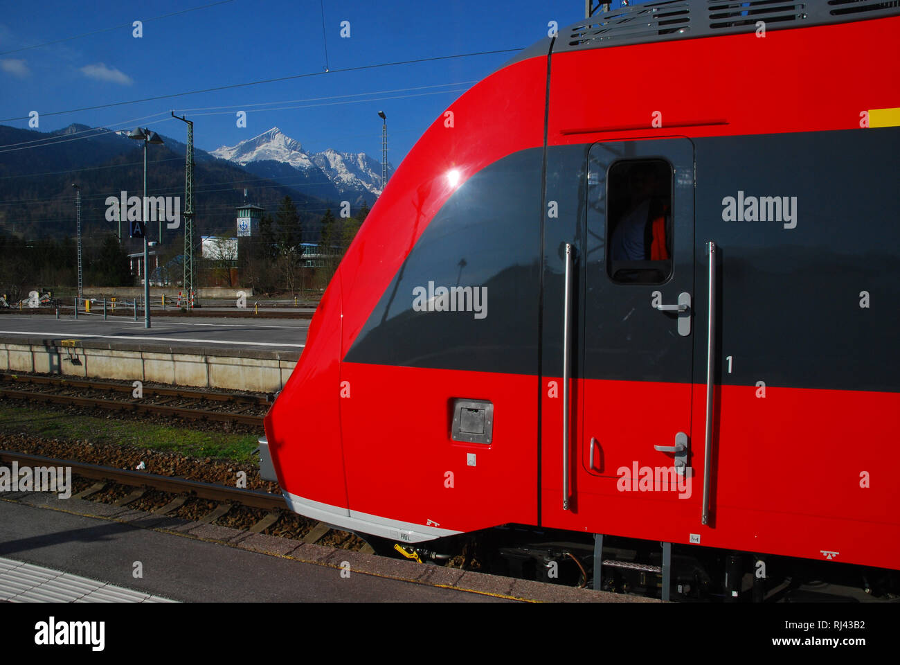 Deutschland, Bahnverkehr, Deutsche Bahn, Triebzug Talent 2, Stock Photo