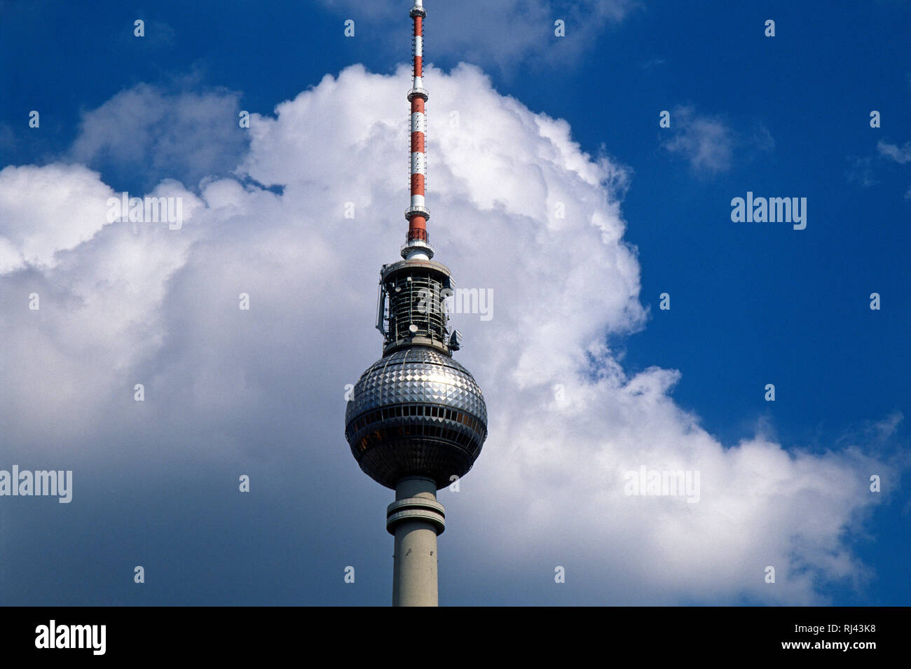 Deutschland, Berlin Mitte, Fernsehturm, Restaurant Stock Photo