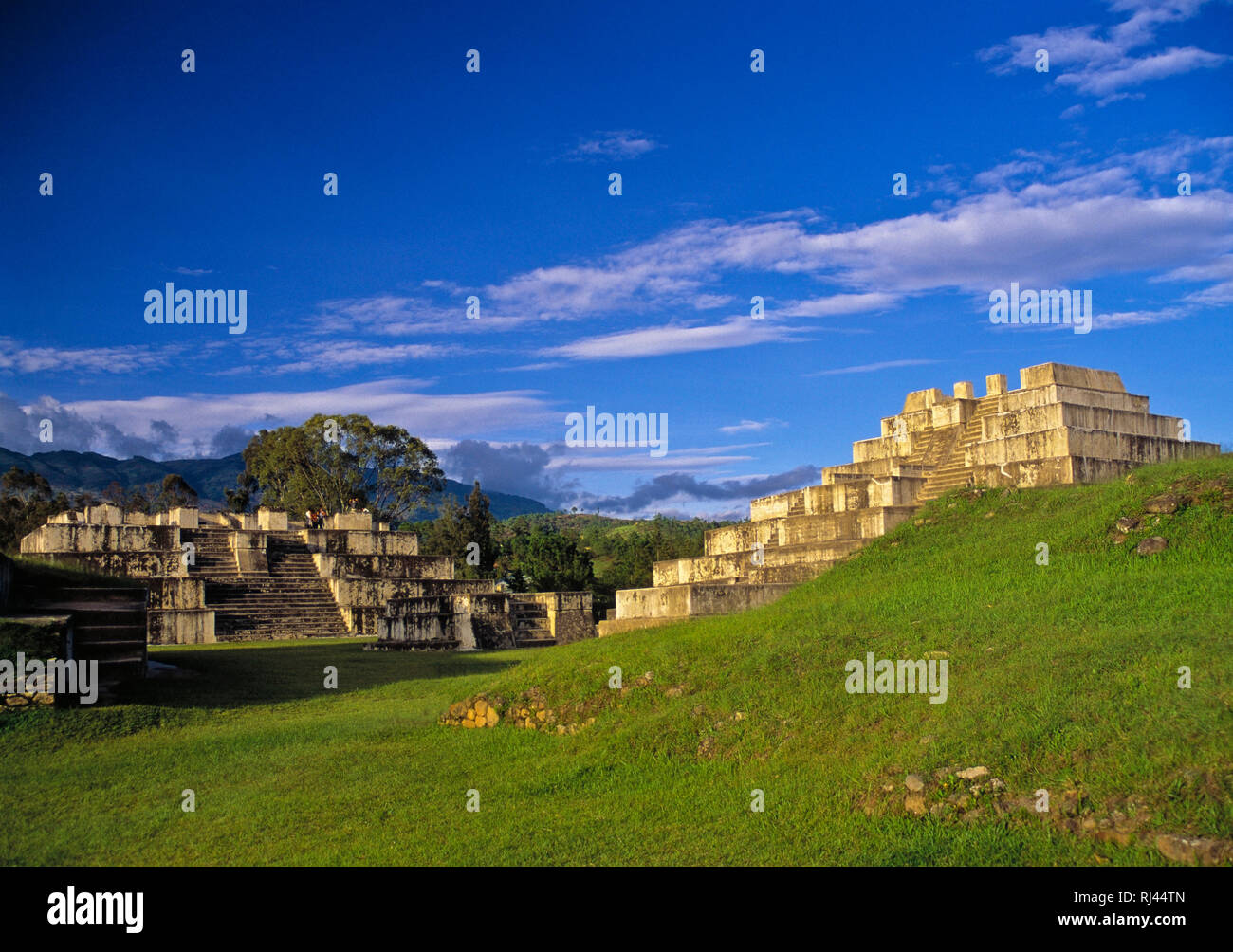 Mayan Ruins of Zaculeu, Guatemala Stock Photo