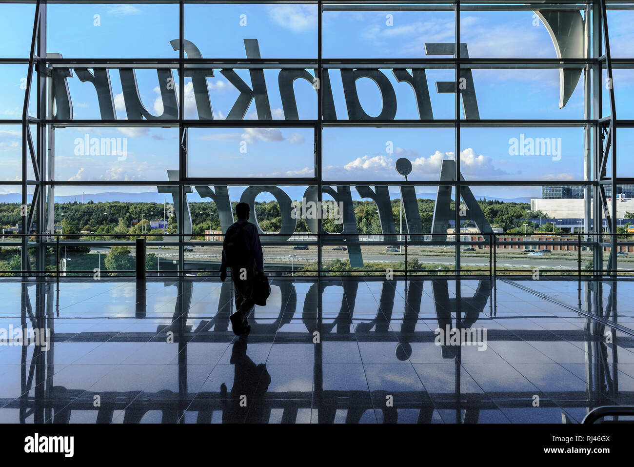 Europa, Deutschland, Hessen, Frankfurt, Flughafen Frankfurt Terminal 2 Stock Photo