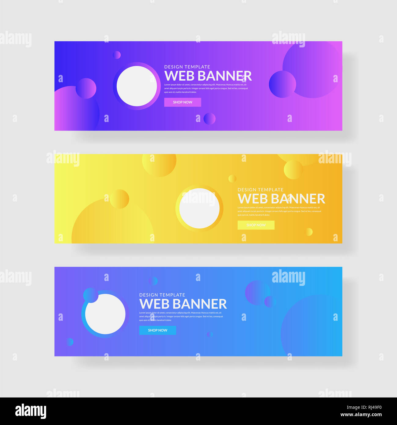 Website banner ui ux Stock Photo - Alamy