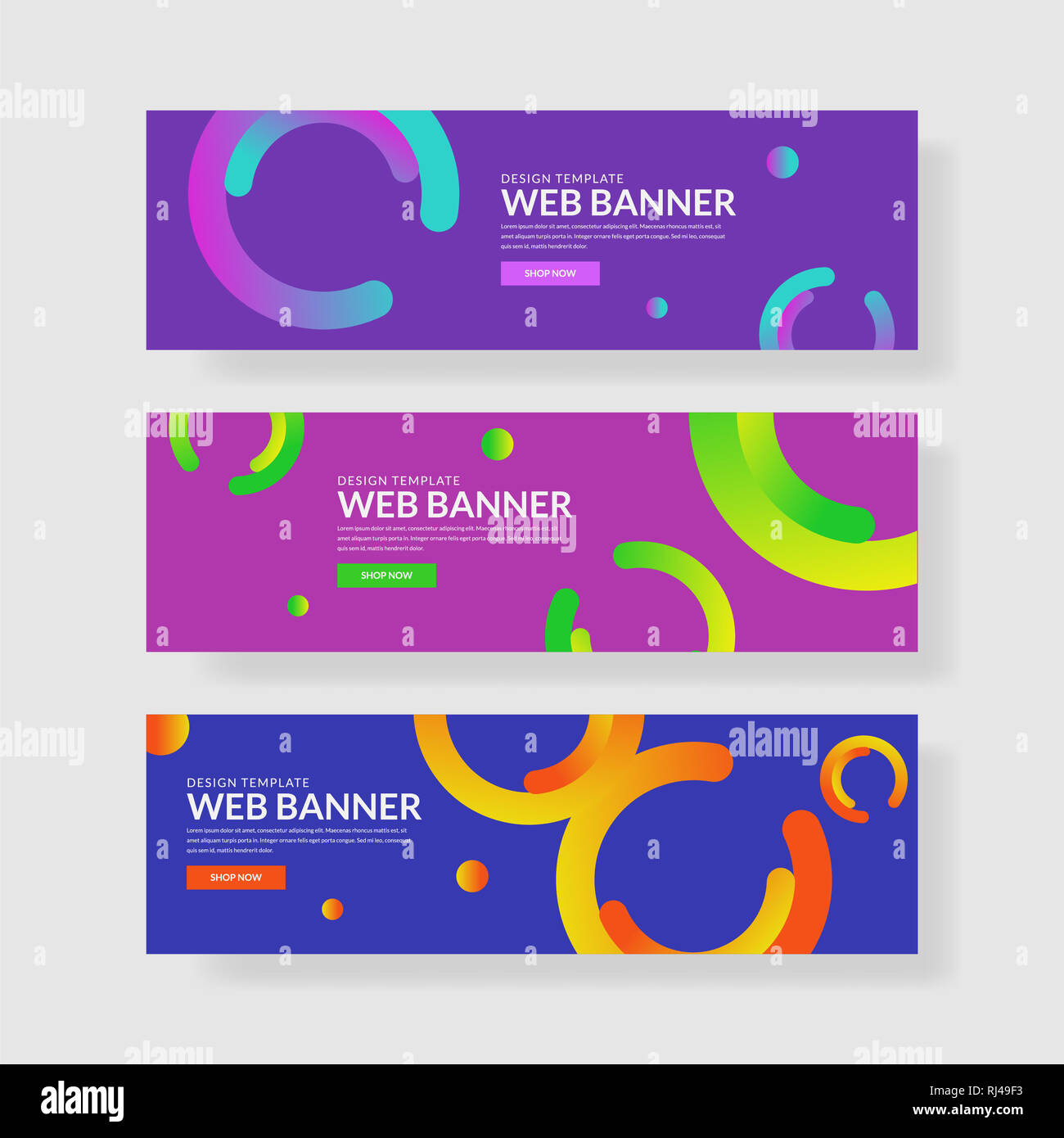 Website banner ui ux Stock Photo - Alamy
