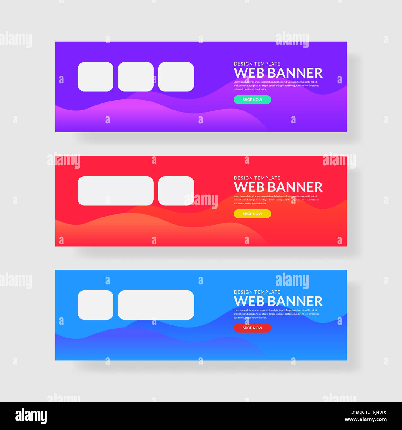 Website banner ui ux Stock Photo - Alamy